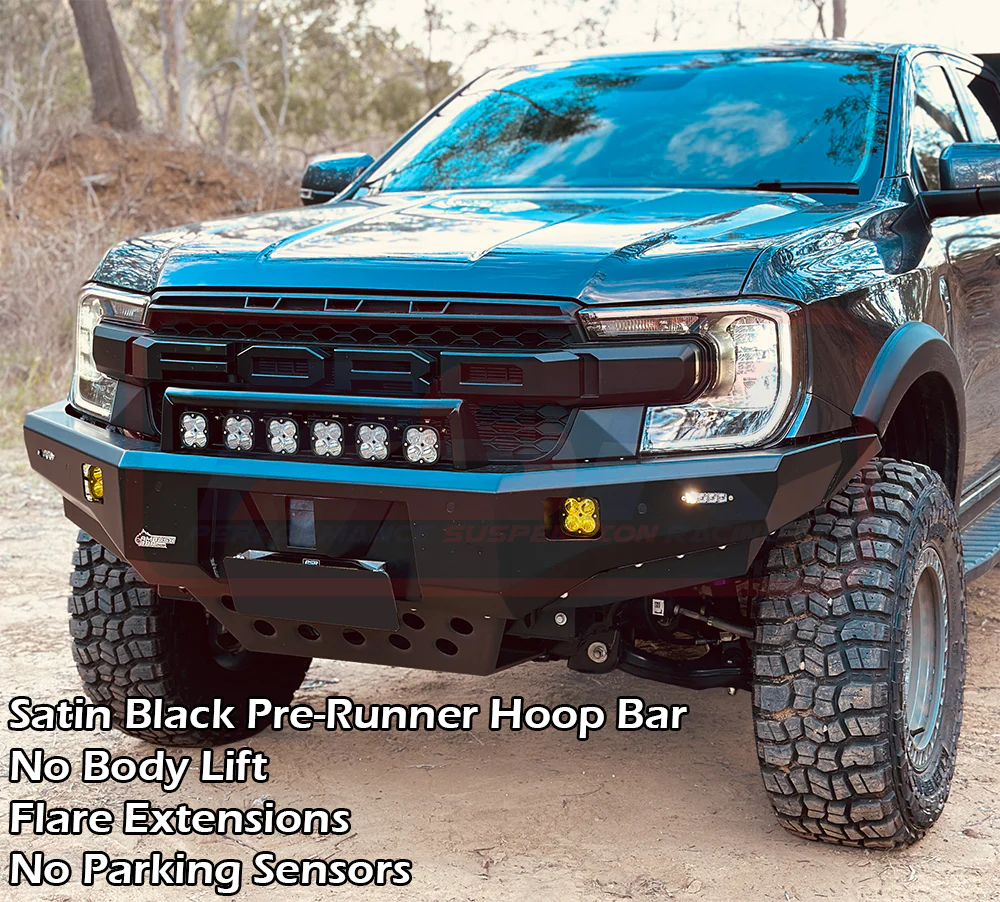 Ford RANGER (05/2022 - ON) NEXT GEN Ambush Pre-Runner Hoop Bullbar - Image 3