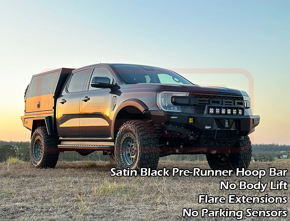 Ford RANGER (05/2022 - ON) NEXT GEN Ambush Pre-Runner Hoop Bullbar - Image 4