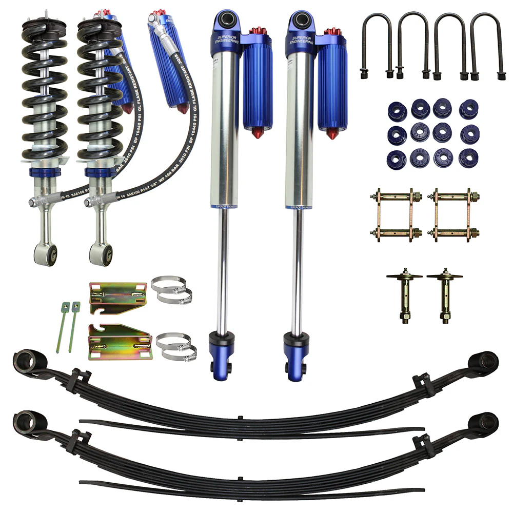 Ford Ranger (10/2011-06/2015) Superior Engineering Superior Remote Reservoir 2.0 2 Inch (50mm) Lift Kit Suitable For Ford Ranger/Mazda BT-50 2012-18 (Kit) - SUP-RR-RAG2