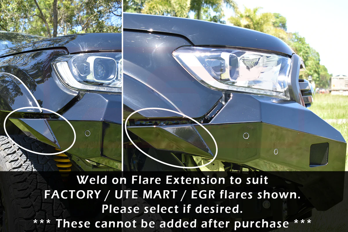 Ford RANGER (10/2011 - 7/2018) PX MK1 - PX MK2 PX MK2 8/2015-7/2018 Ambush Hoopless Bullbar - Image 4