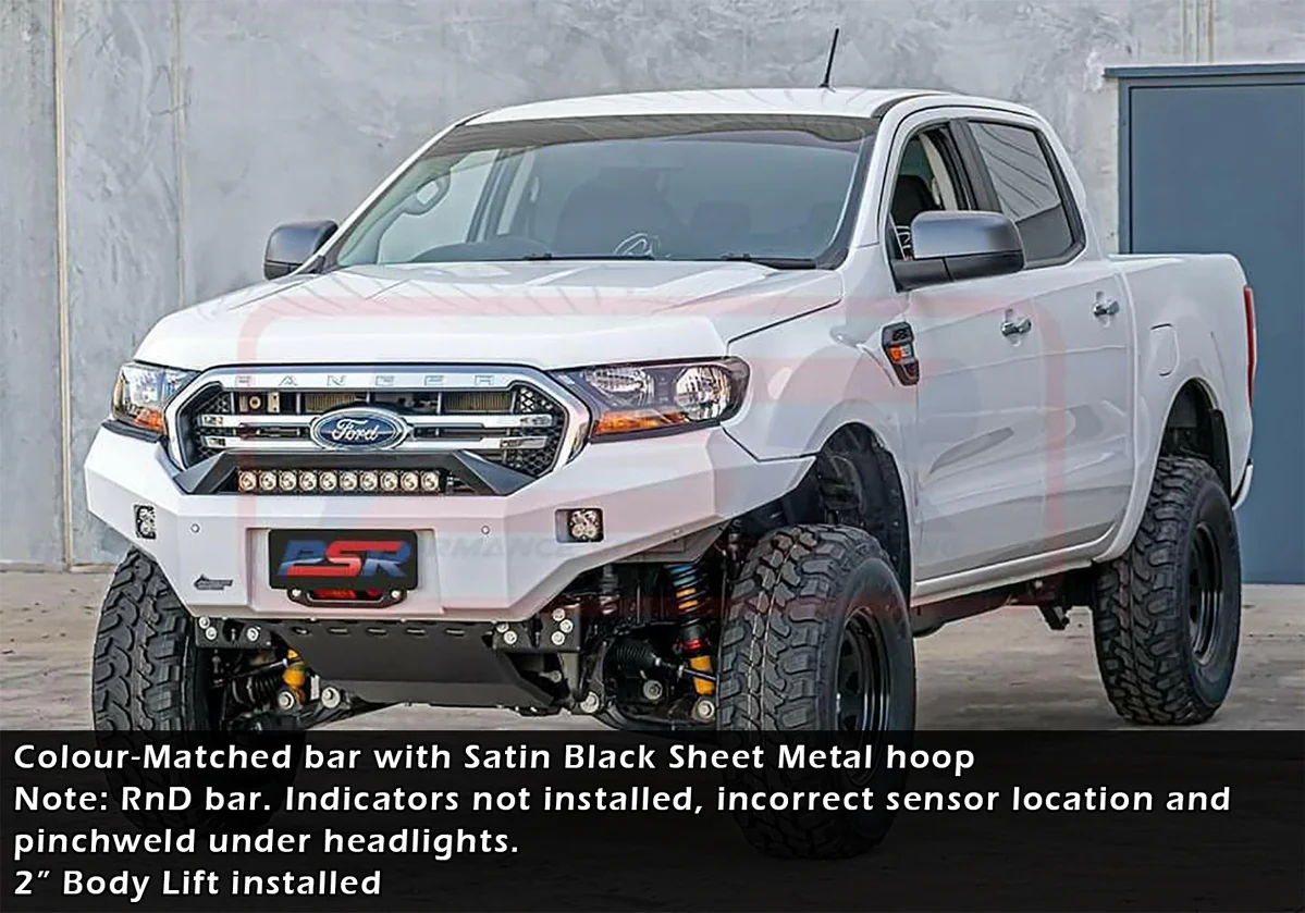 Ford RANGER (10/2011 - 7/2018) PX MK1 - PX MK2 PX MK2 8/2015-7/2018 Ambush Sheet Metal Hoop Bullbar