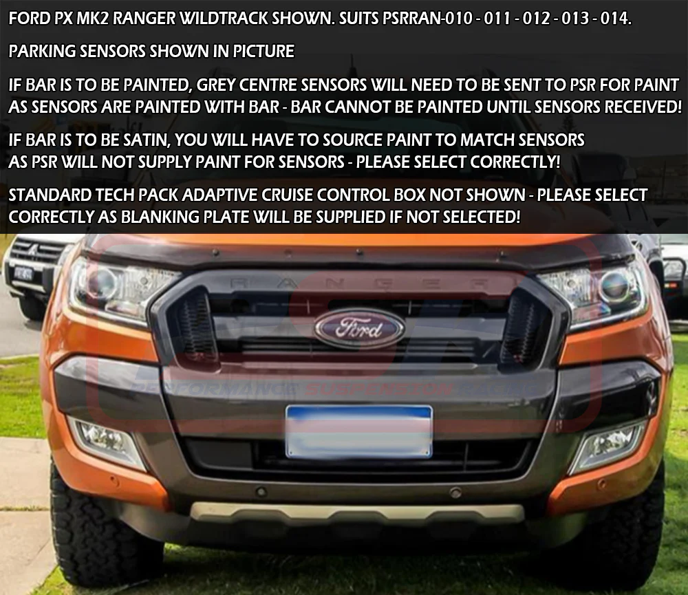Ford RANGER (10/2011 - 7/2018) PX MK1 - PX MK2 PX MK2 8/2015-7/2018 Ambush Sheet Metal Hoop Bullbar - Image 16