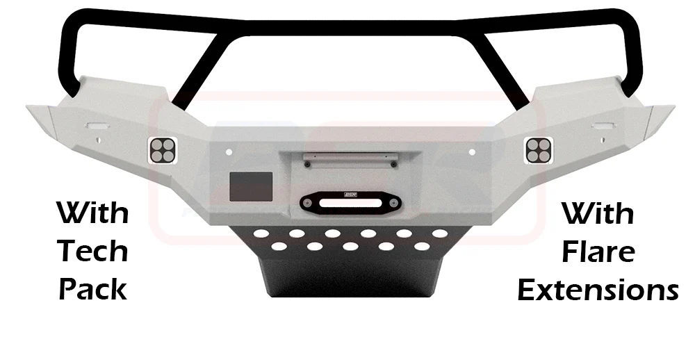 Ford RANGER (10/2011 - 7/2018) PX MK1 - PX MK2 PX MK2 8/2015-7/2018 Ambush Triple Hoop Bullbar - Image 15
