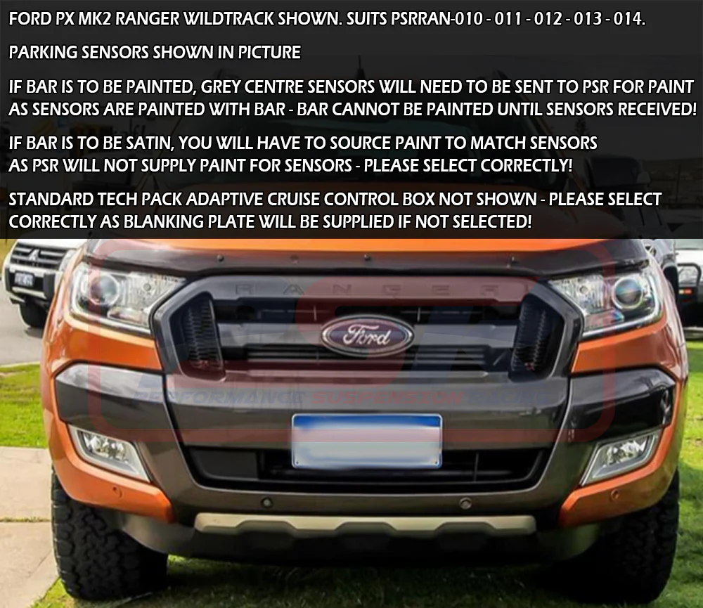 Ford RANGER (10/2011 - 7/2018) PX MK1 - PX MK2 PX MK2 8/2015-7/2018 Ambush Triple Hoop Bullbar - Image 20