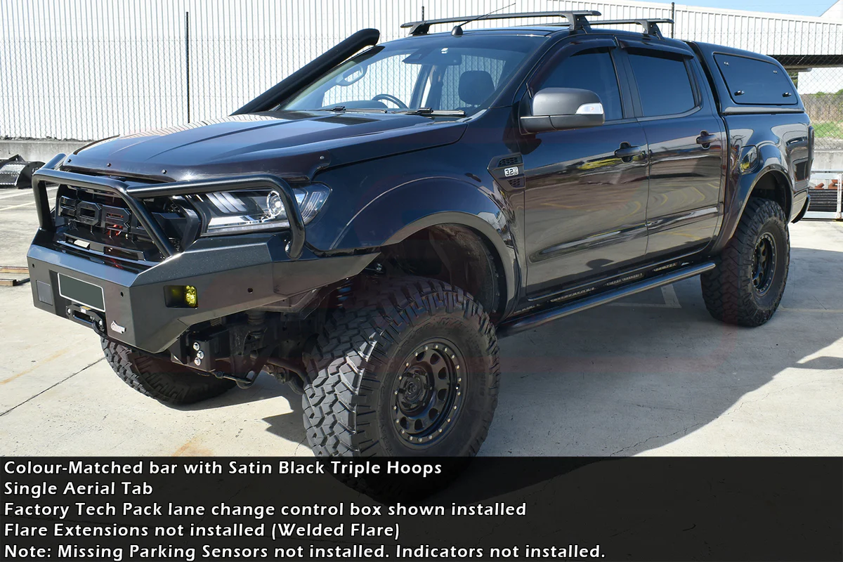 Ford RANGER (10/2011 - 7/2018) PX MK1 - PX MK2 PX MK2 8/2015-7/2018 Ambush Triple Hoop Bullbar - Image 5
