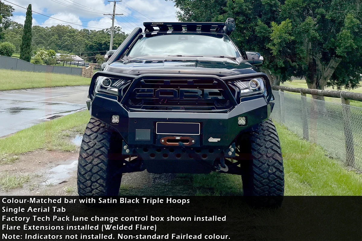 Ford RANGER (10/2011 - 7/2018) PX MK1 - PX MK2 PX MK2 8/2015-7/2018 Ambush Triple Hoop Bullbar - Image 6