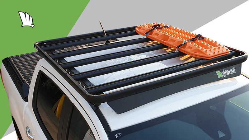 Ford Ranger (2011-2022) Dual Cab Wedgetail Platform Roof Rack - Image 4