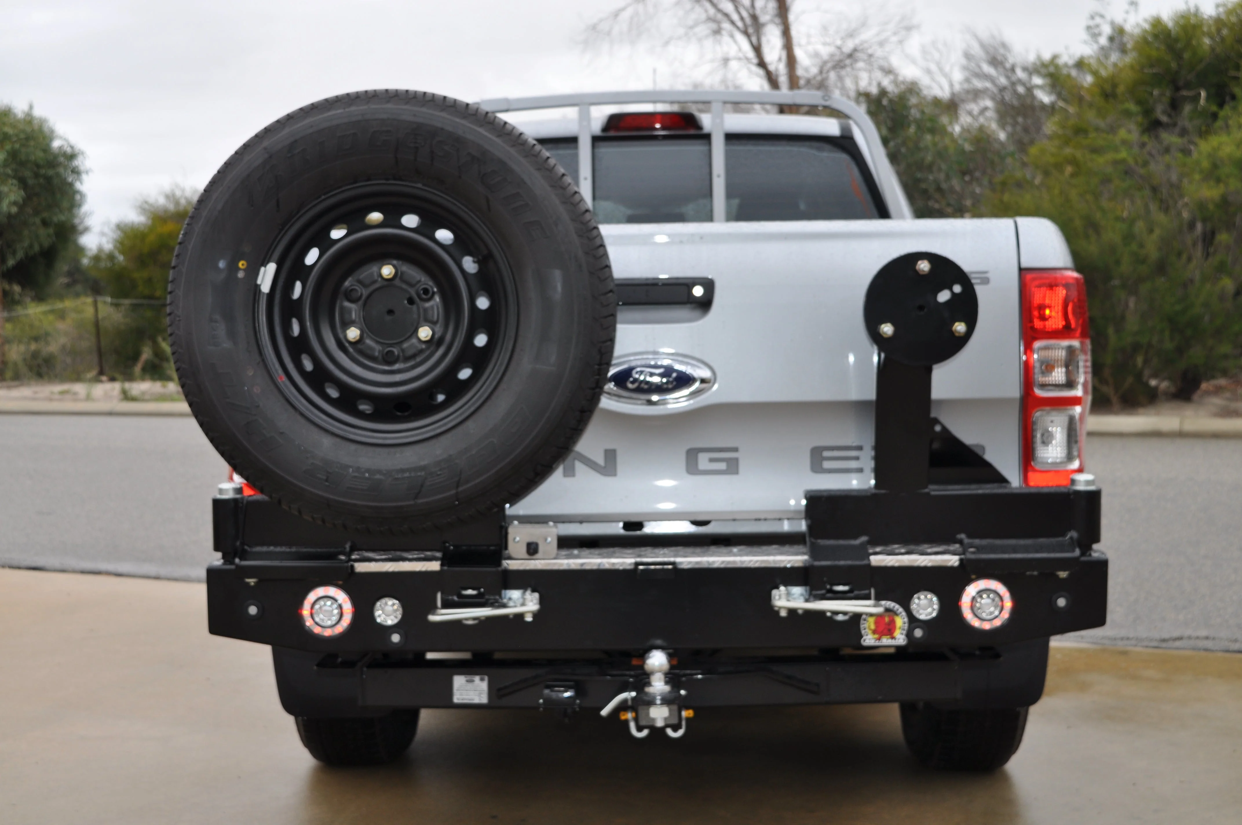 Ford Ranger (2018-2022) PX3 Outback Accessories Rear Bar (SKU: TWCFR2) - Image 4