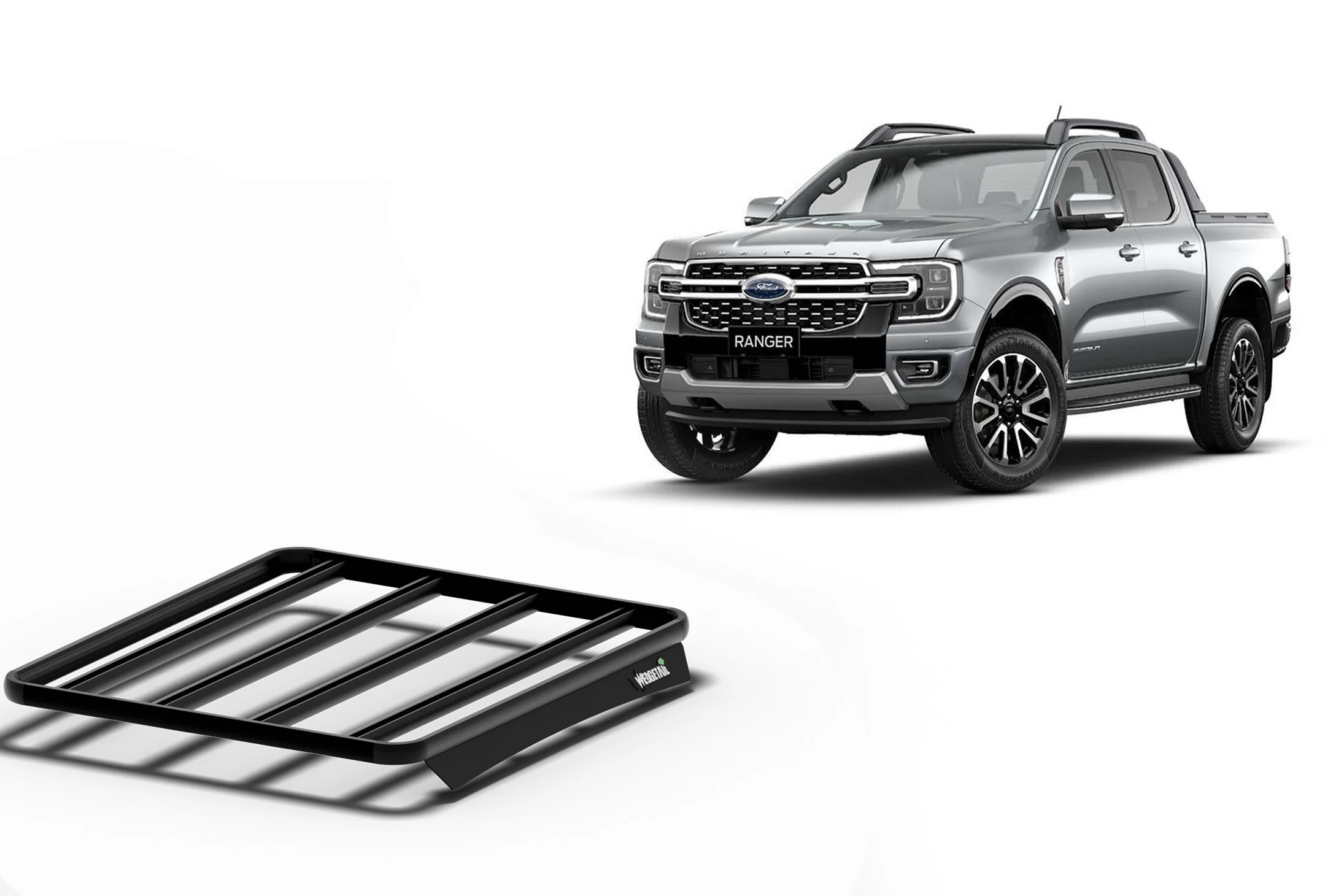 Ford Ranger (2022-2025) Next Gen Platinum Dual Cab Wedgetail Platform Roof Rack - Image 5