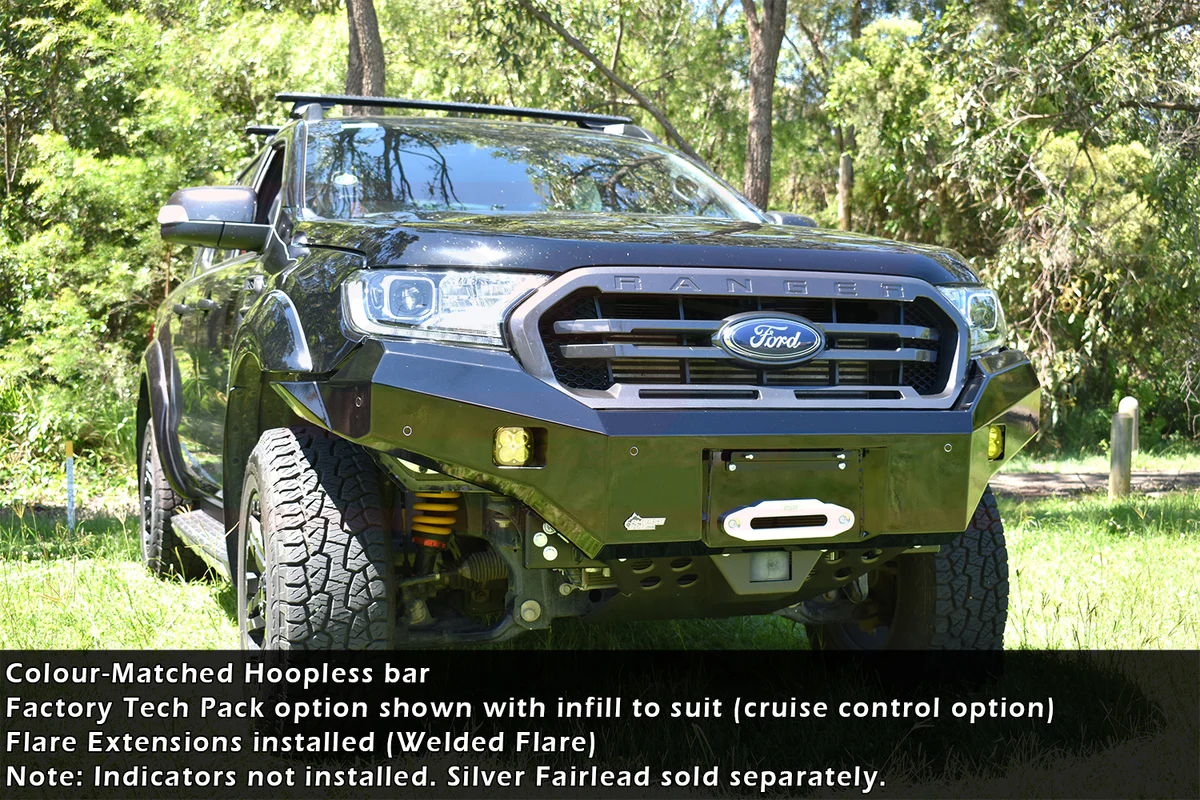 Ford RANGER (8/2018 - ON) PX MK3 8/2018-ON Ambush Hoopless Bullbar