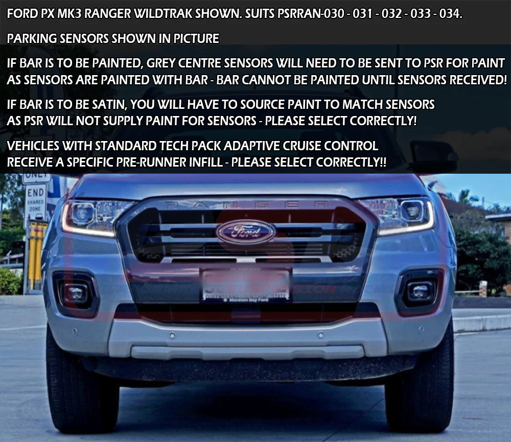 Ford RANGER (8/2018 - ON) PX MK3 8/2018-ON Ambush Low Single Hoop Bullbar - Image 15