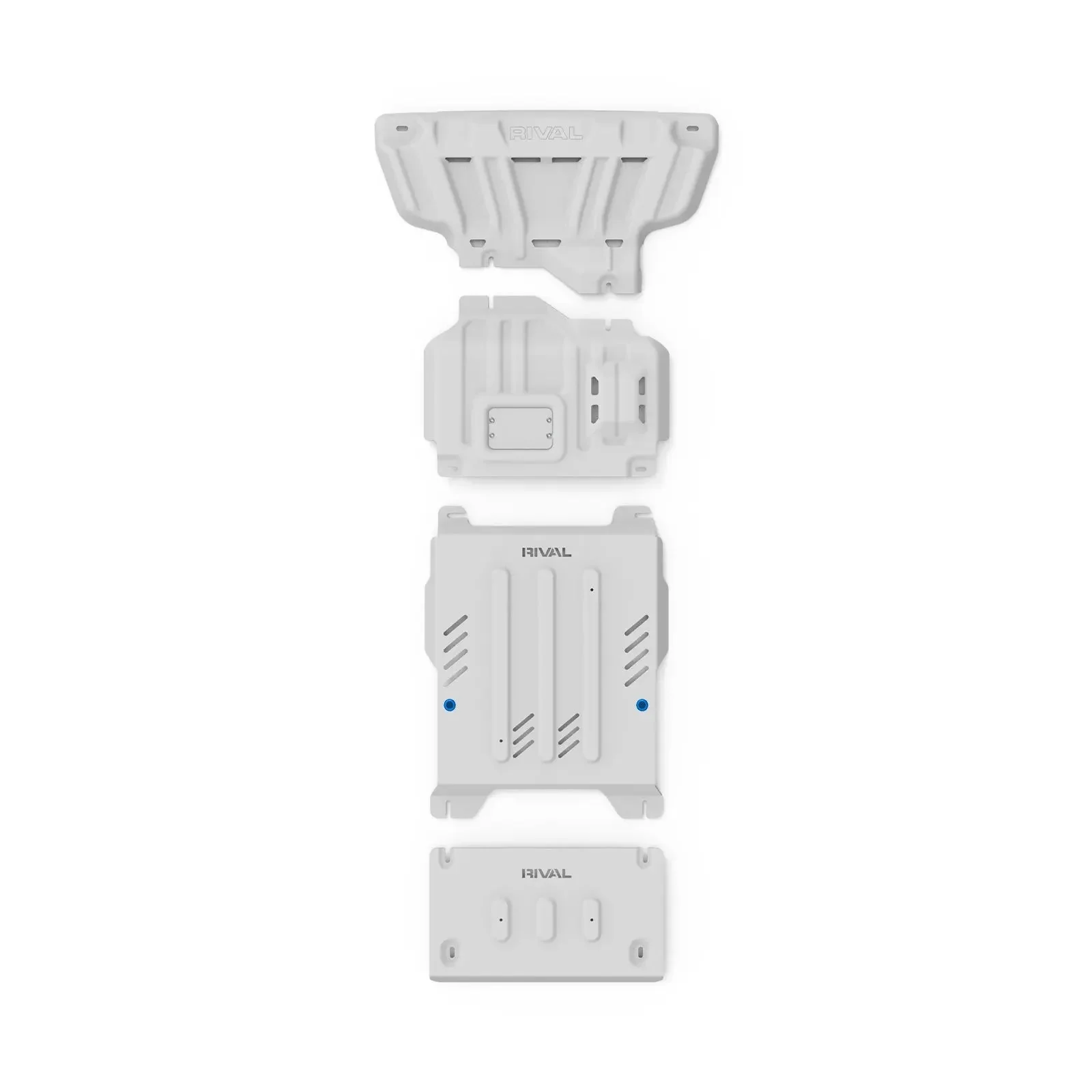 Ford Ranger (2022-2025) Set of 4 Aluminum Bash Plates Ford Ranger Next Gen / Ford Everest Next Gen / Amarok (2023-Present)