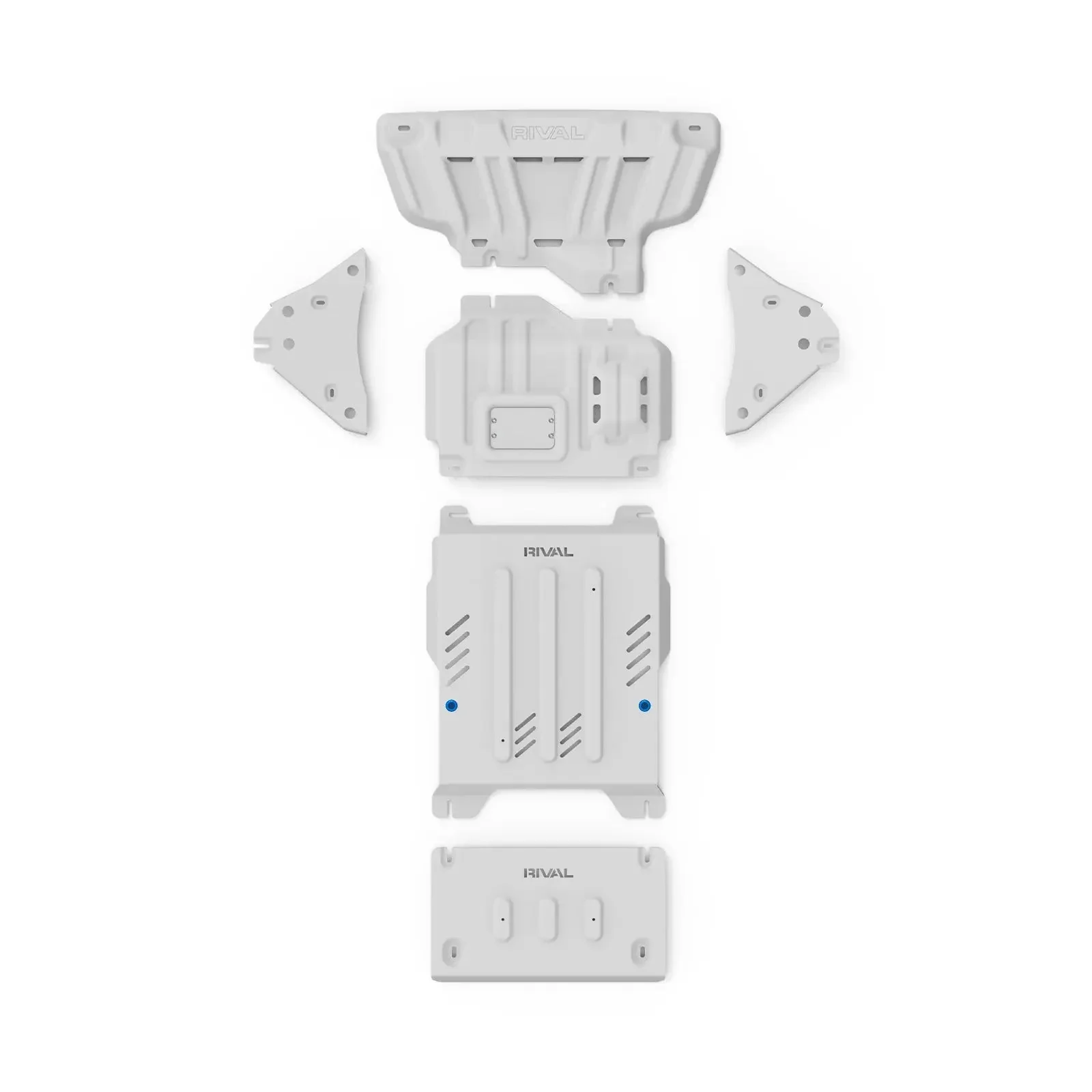 Ford Ranger (2022-2025) Set of 5 Aluminum Bash Plates Ford Ranger Next Gen / Ford Everest Next Gen / Amarok (2023-Present)