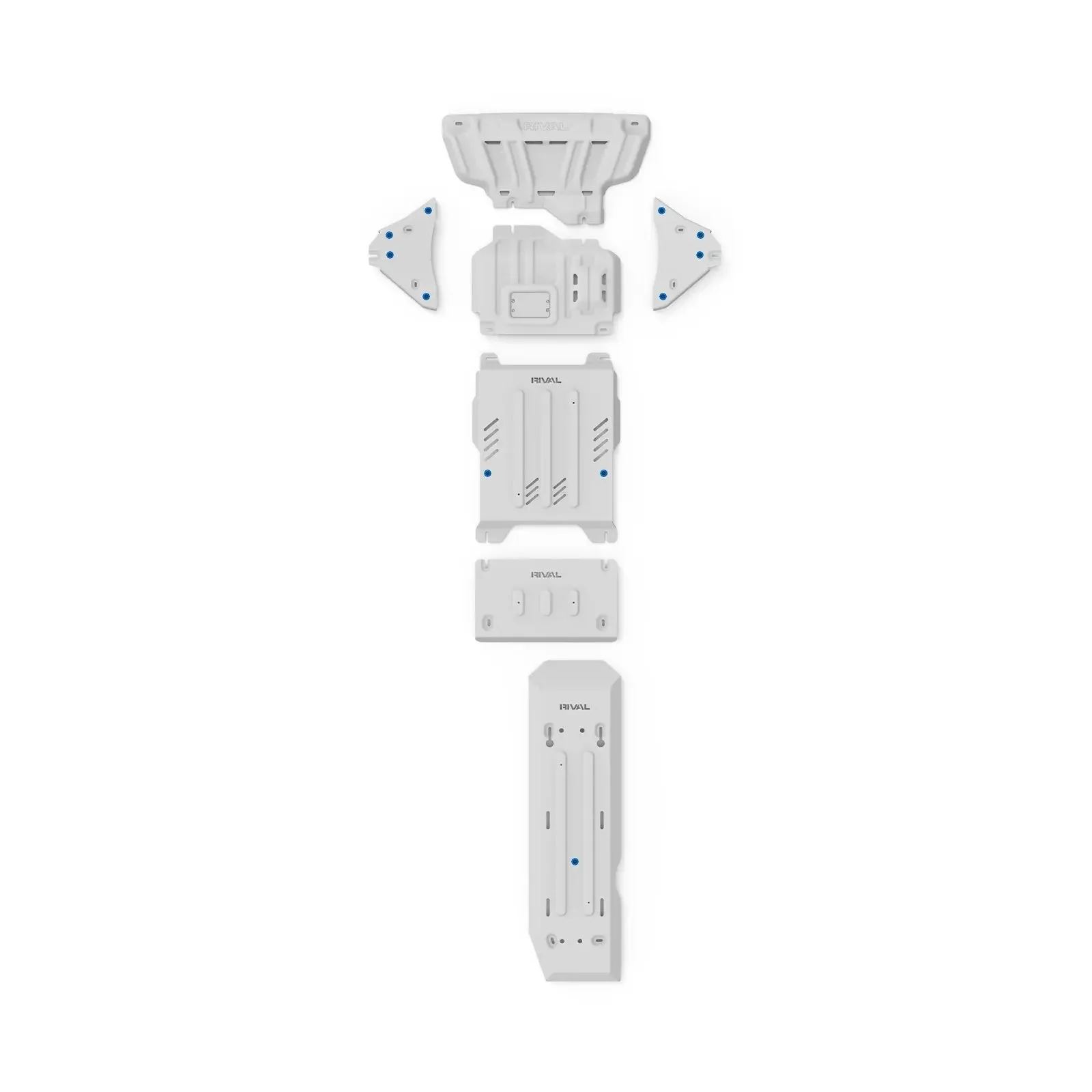 Ford Ranger (2022-2025) Set of 6 Aluminum Bash Plates Ford Ranger Next Gen / Amarok (2023-Present)