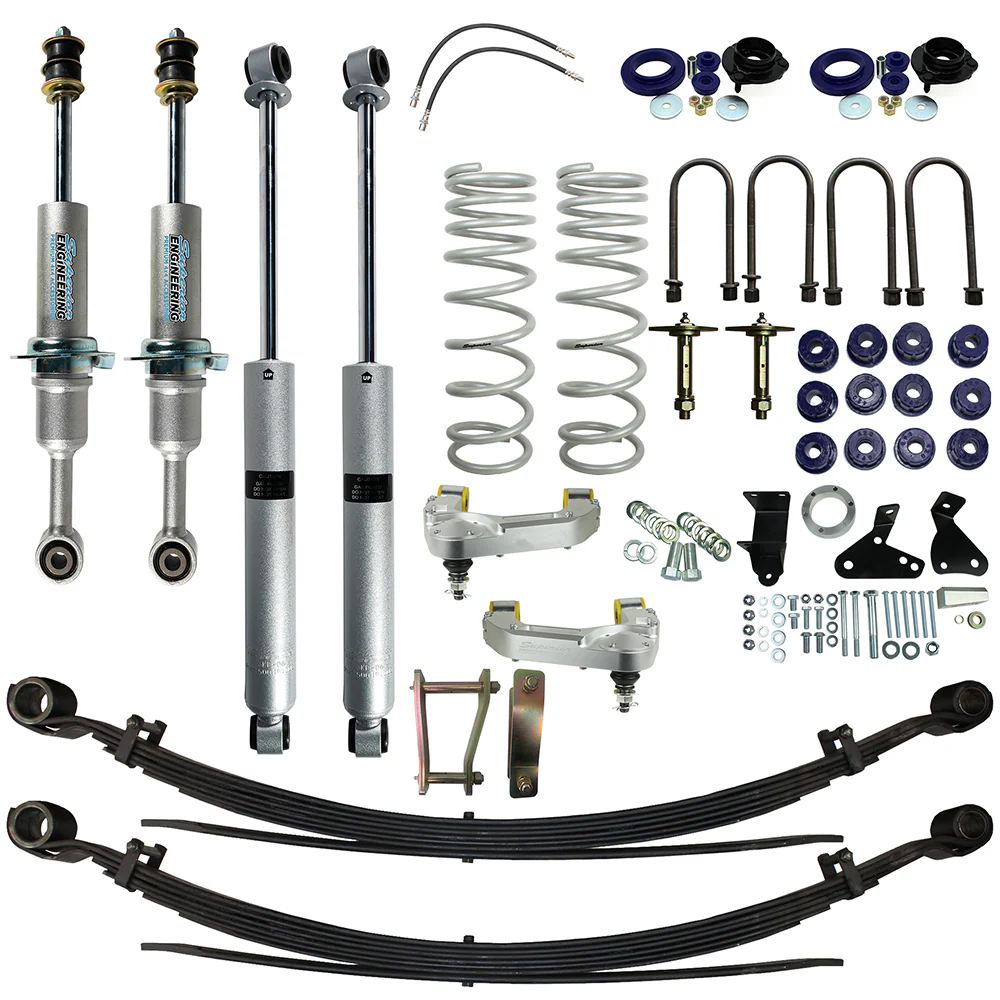 Ford Ranger PX II [07/2015 - 08/2018] Ute Diesel 2.2 & 3.2ltr TDCi Superior Nitro Gas Twin Tube 4 Inch (100mm) Lift Kit Suitable For Ford Ranger/Mazda BT-50 2012-18 (Kit) - SUP-NG-RAG4-T