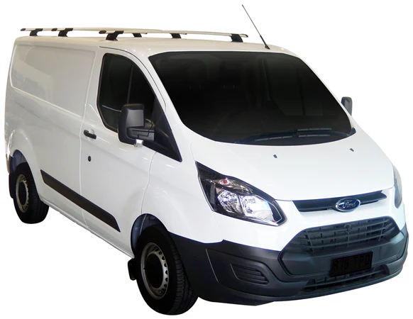 Ford Transit (2014-2023) Custom 4 Door Van 2014 - 2023 (Naked Roof) Aero ThruBar Yakima Roof Rack