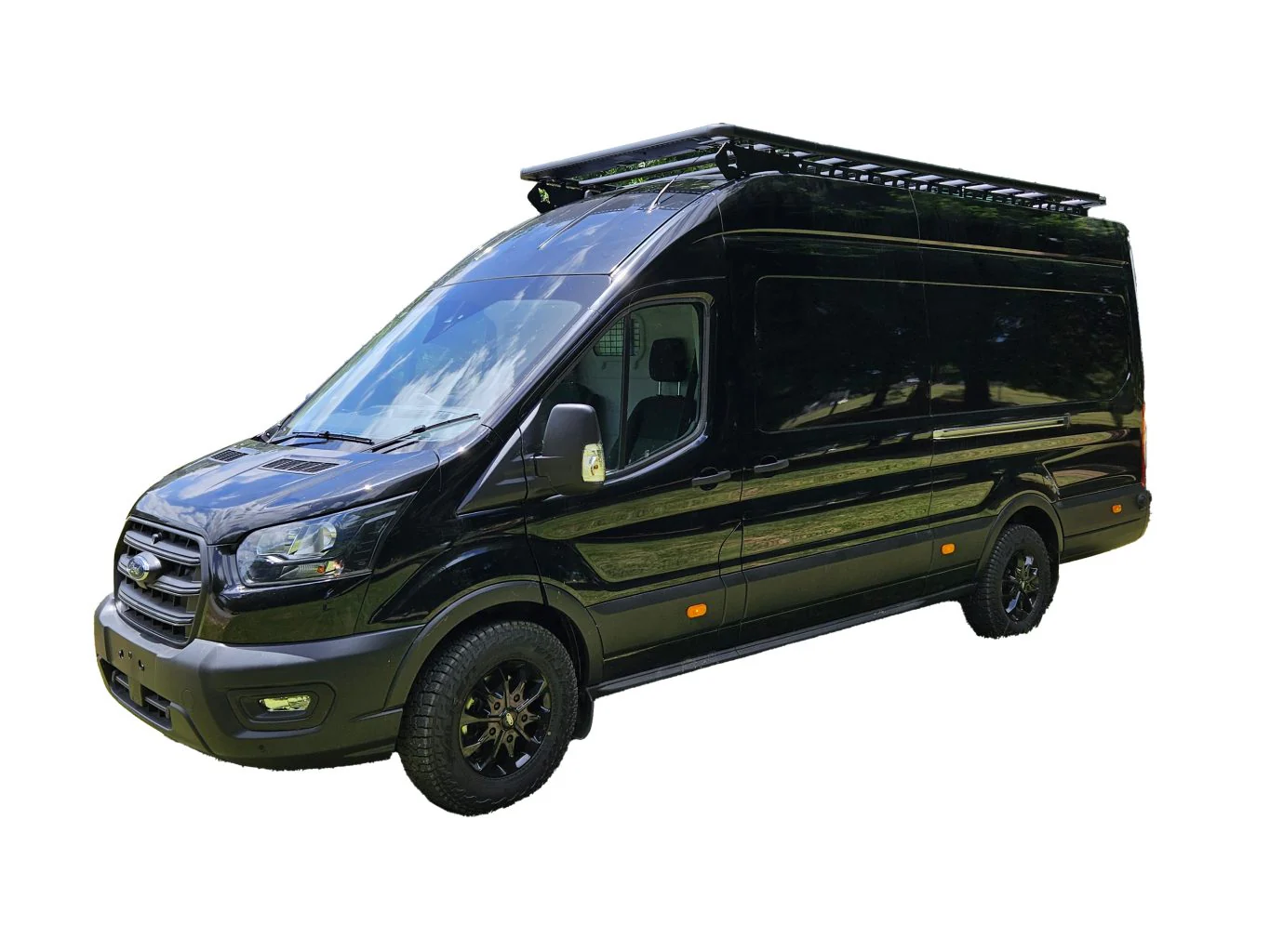 Ford Transit 350 (2014-2025) EX LWB High Roof Wedgetail Platform Roof Rack