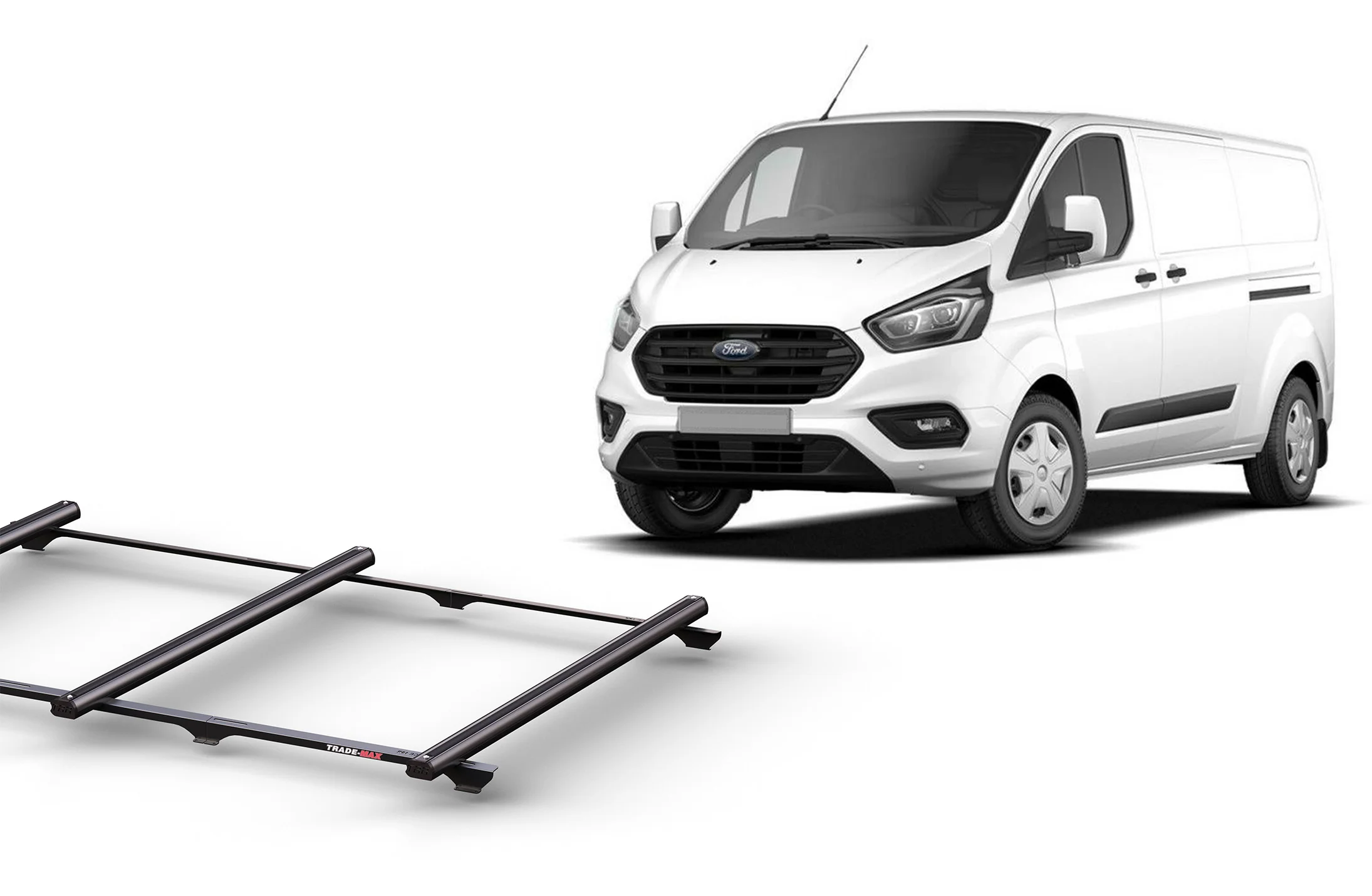 Ford Transit Custom SWB L/Roof (02/14 – 01/24) Trademax Crossbars x  3 Wedgetail