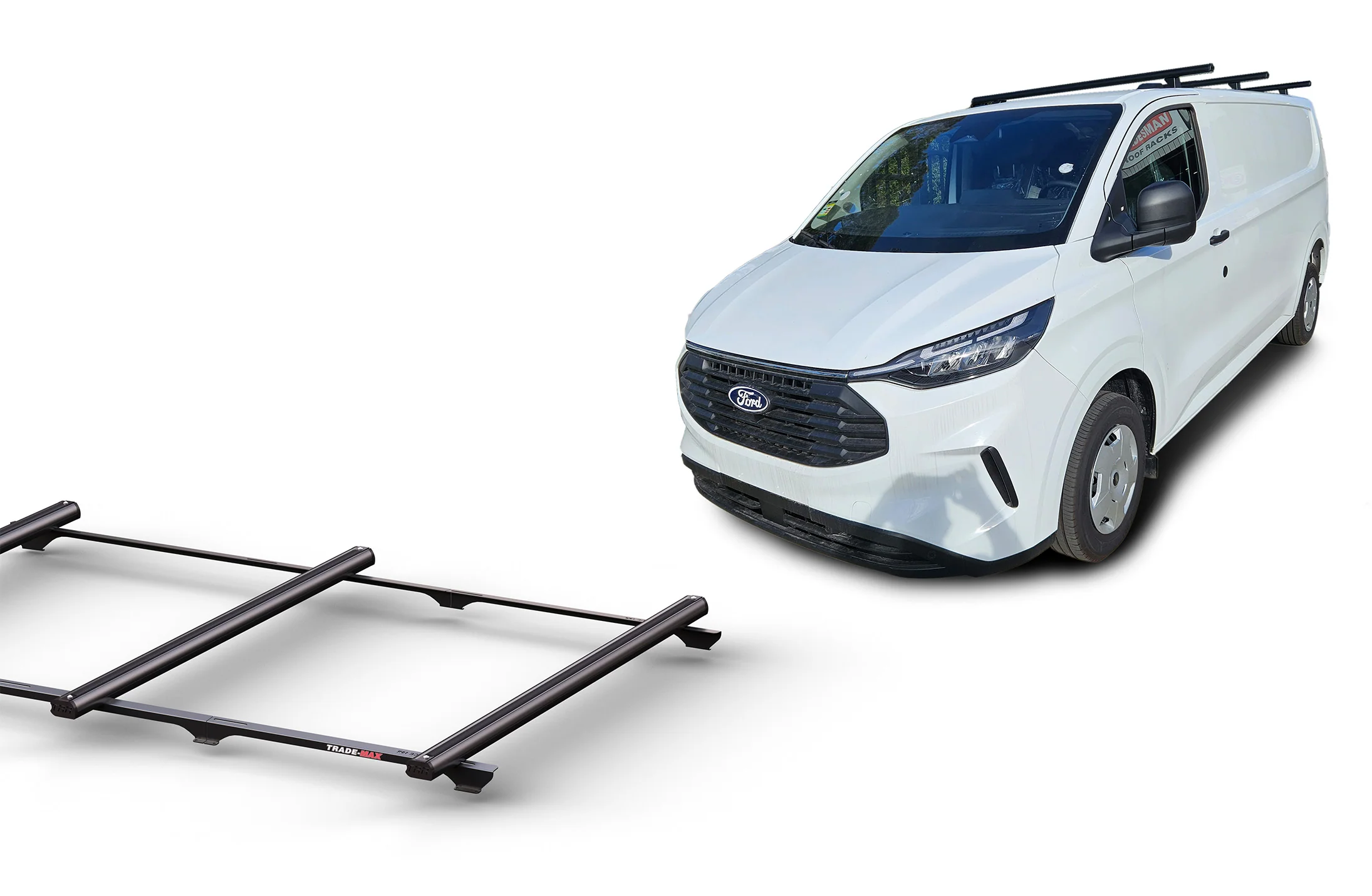 Ford Transit Custom SWB L/Roof (02/24 – Current) Trademax Crossbars x 3 Wedgetail