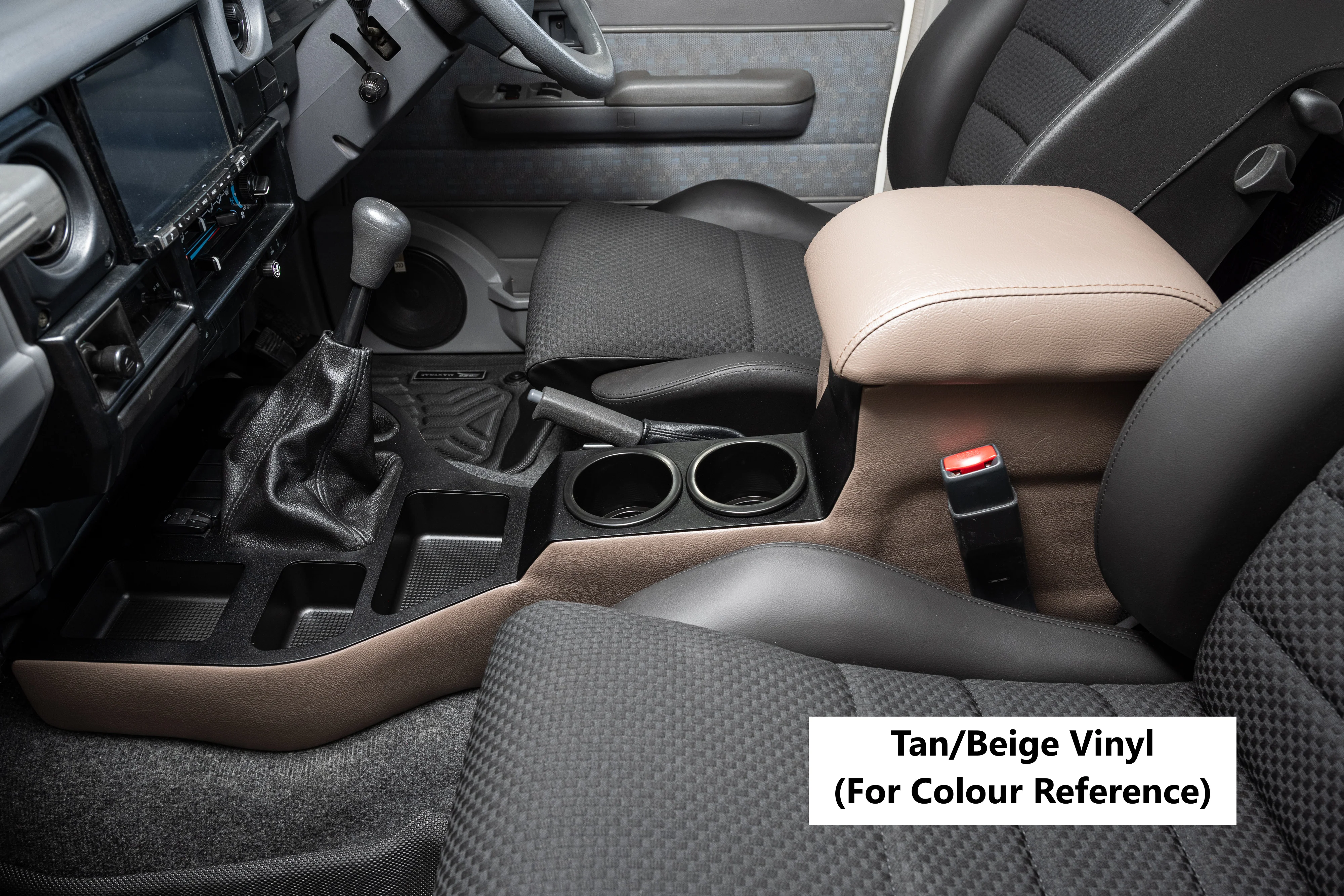 Toyota Landcruiser (2002-2025) 70 Series Full Length Centre Console – with Universal Wireless Phone Charger - Image 13