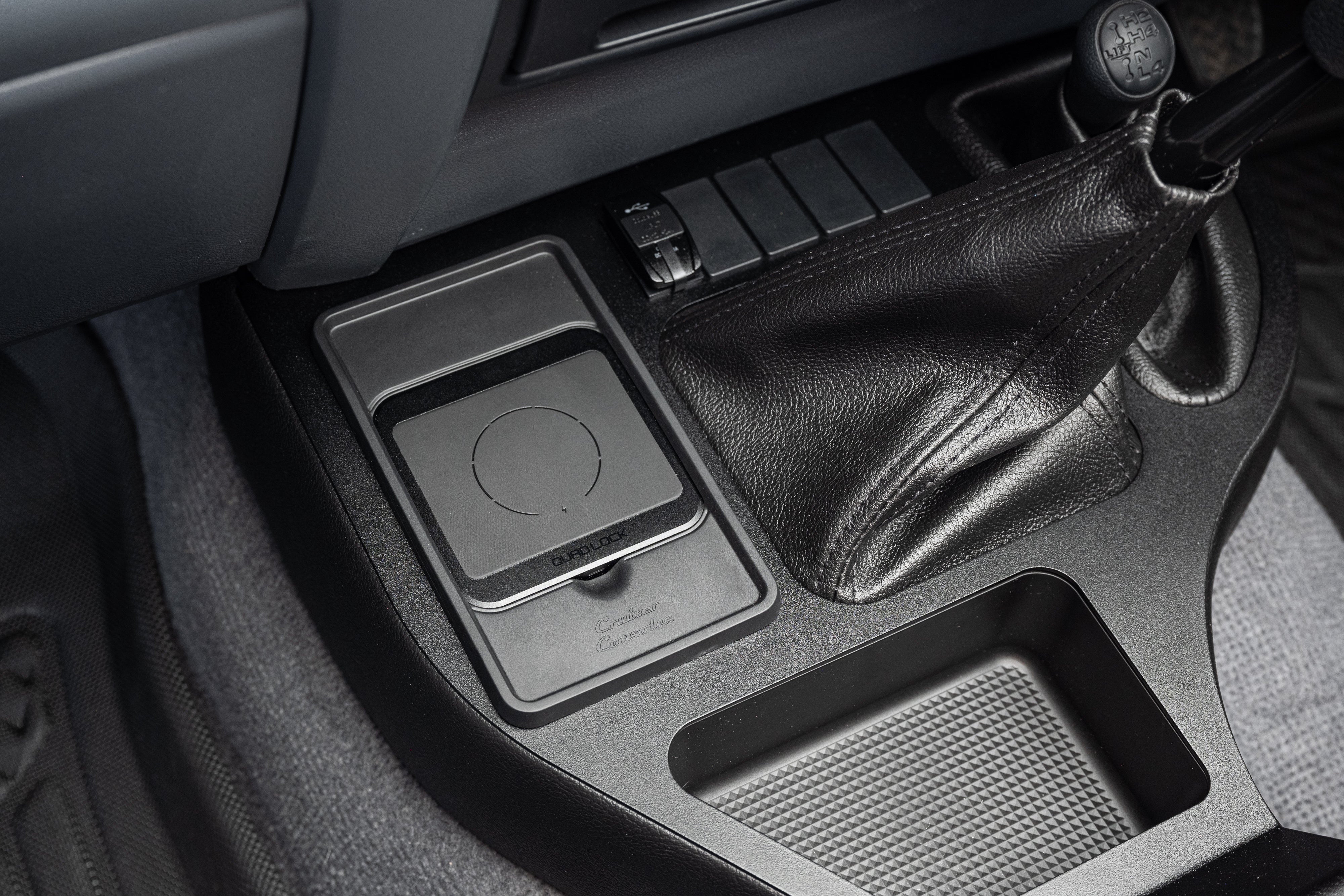 Toyota Landcruiser (2002-2025) 70 Series Full Length Centre Console – with Universal Wireless Phone Charger - Image 8