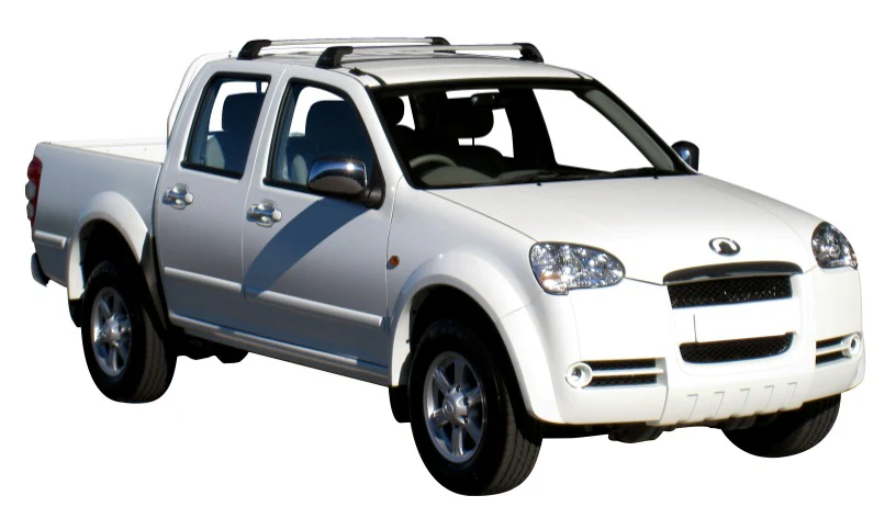 Great Wall (2009-2022) V240 Double Cab 4 Door Ute Jul 2009 - 2022 (Naked Roof) Aero FlushBar Yakima Roof Rack