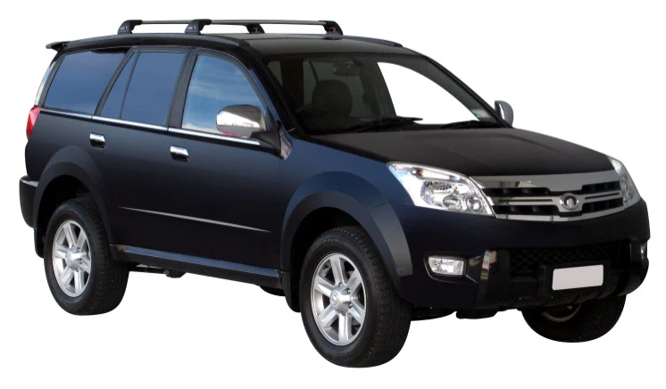 Great Wall (2009-2023) X200 5 Door SUV Oct 2009 - 2023 (Factory Tracks) Aero FlushBar Yakima Roof Rack