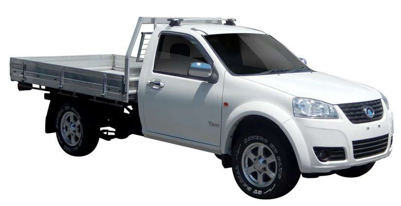 Great Wall (2010-2022) V240 Single Cab 2 Door Ute 2010 - 2022 (Naked Roof) Aero ThruBar Yakima Roof Rack