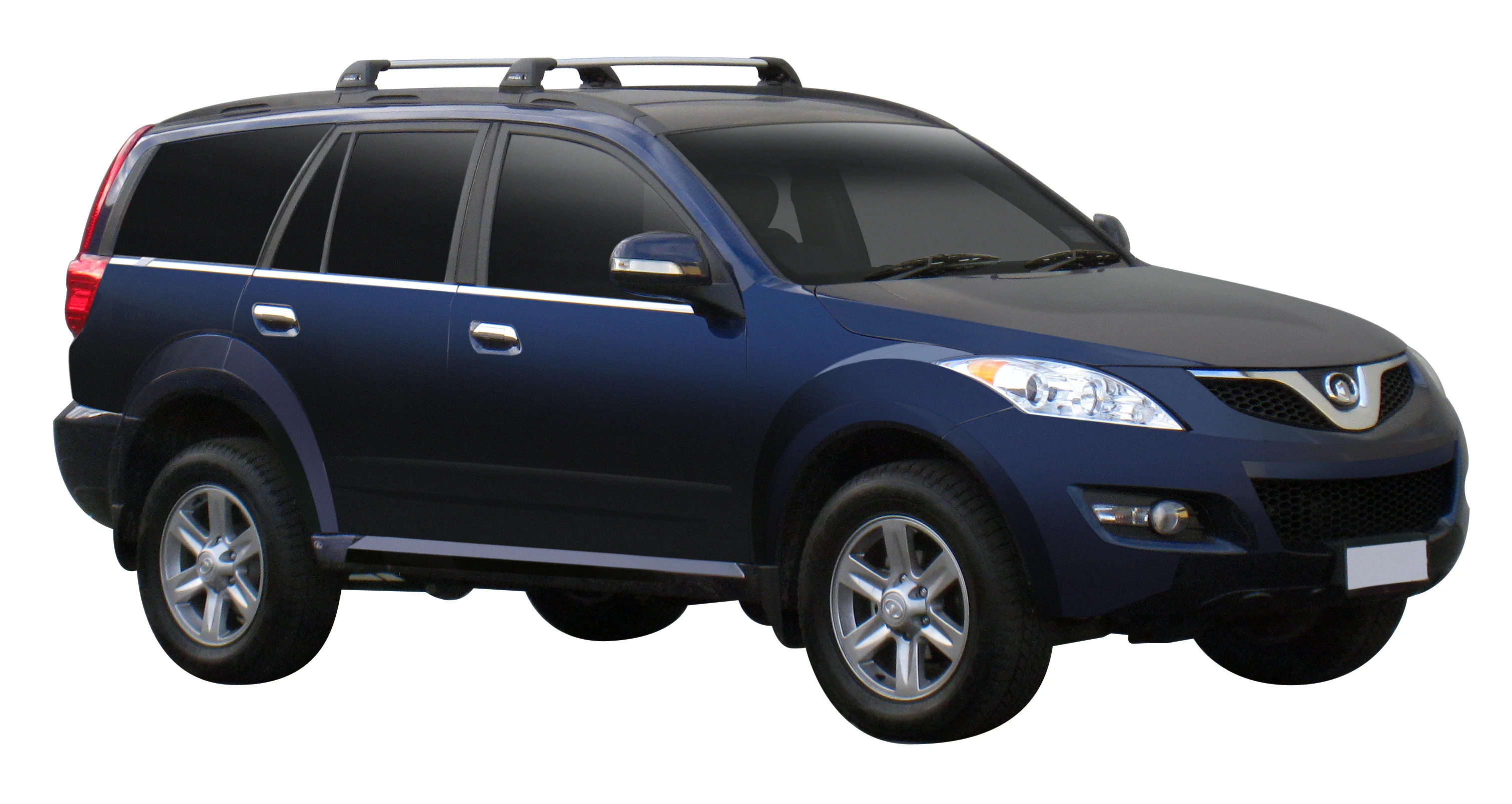 Great Wall (2011-2023) X200 5 Door SUV Jun 2011 - 2023 (Naked Roof) Aero FlushBar Yakima Roof Rack