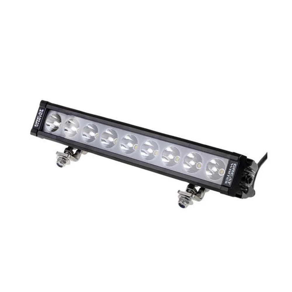 GREAT WHITES attack 9 led driving light bar backlit 11-32v - GWB5094 - sale - Image 2