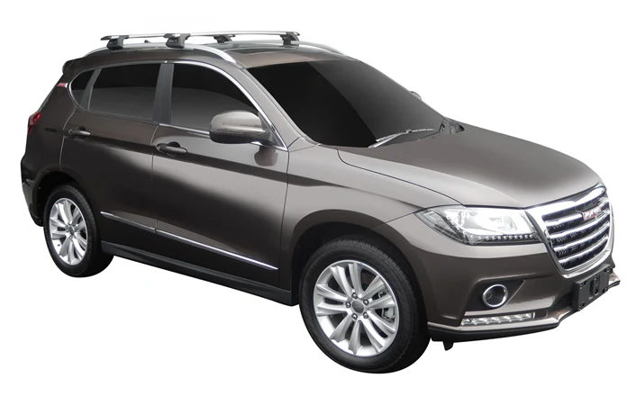 Haval H2 (2015-2022) 5 Door SUV 2015 - 2022 (Raised Rails) Aero ThruBar Yakima Roof Rack