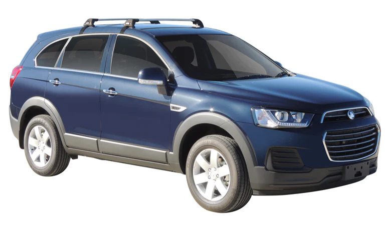Holden Captiva (2016-2020) LS 5 Door SUV 2016 - 2020 (Naked Roof) Aero FlushBar Yakima Roof Rack