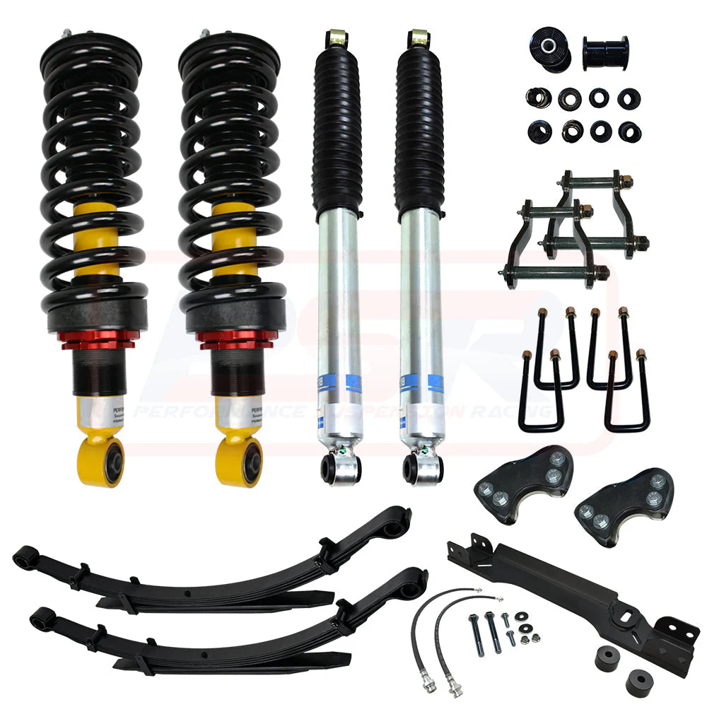 Holden Colorado (2012+) RG PSR Bilstein 4"/ 2" Suspension Lift Kit - LONG TRAVEL REAR - Image 2
