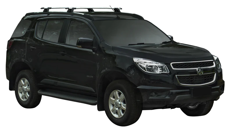 Holden Colorado (2013-2016) 7 5 Door SUV 2013 - 2016 (Flush Rails) Aero ThruBar Yakima Roof Rack