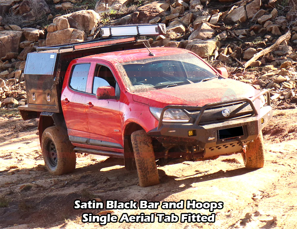 Holden Colorado (6/2012-2020) RG RG2 Ambush Triple Hoop Bullbar - Image 5
