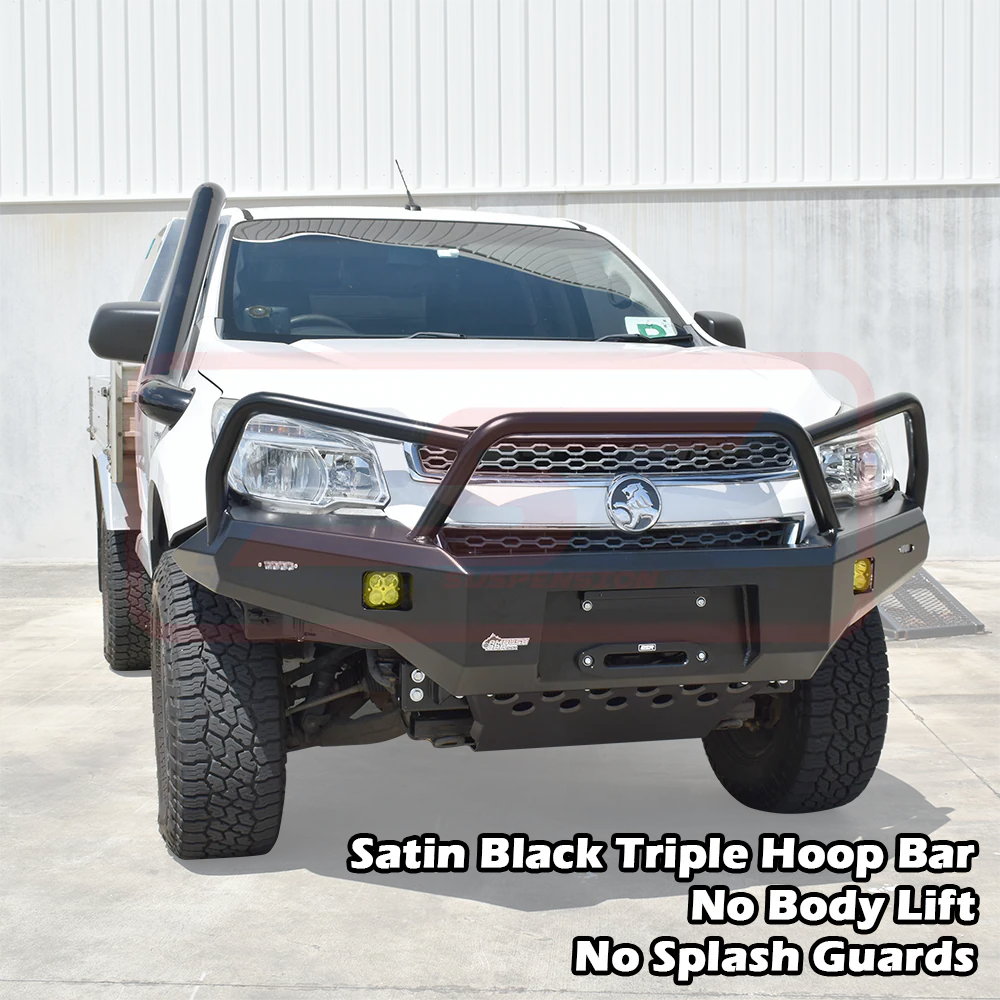Holden Colorado 7 / Trailblazer (6/2012-2020) Wagon RG1 Ambush Triple Hoop Bullbar - Image 3