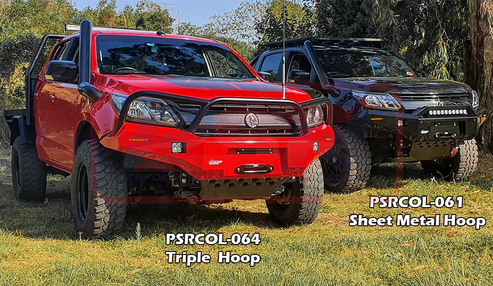 Holden Colorado 7 / Trailblazer (6/2012-2020) Wagon RG2 Ambush Triple Hoop Bullbar - Image 4