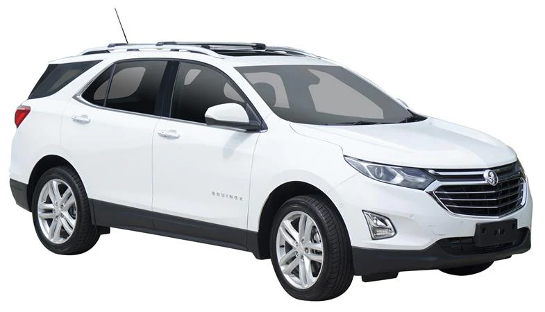 Holden Equinox (2017-2020) 5 Door SUV Dec 2017 - 2020 (Raised Rails) Aero RailBar Yakima Roof Rack