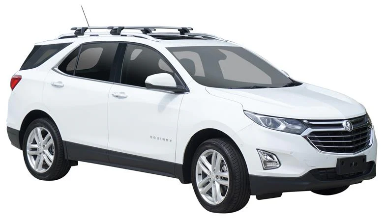 Holden Equinox (2017-2020) 5 Door SUV Dec 2017 - 2020 (Raised Rails) Aero ThruBar Yakima Roof Rack