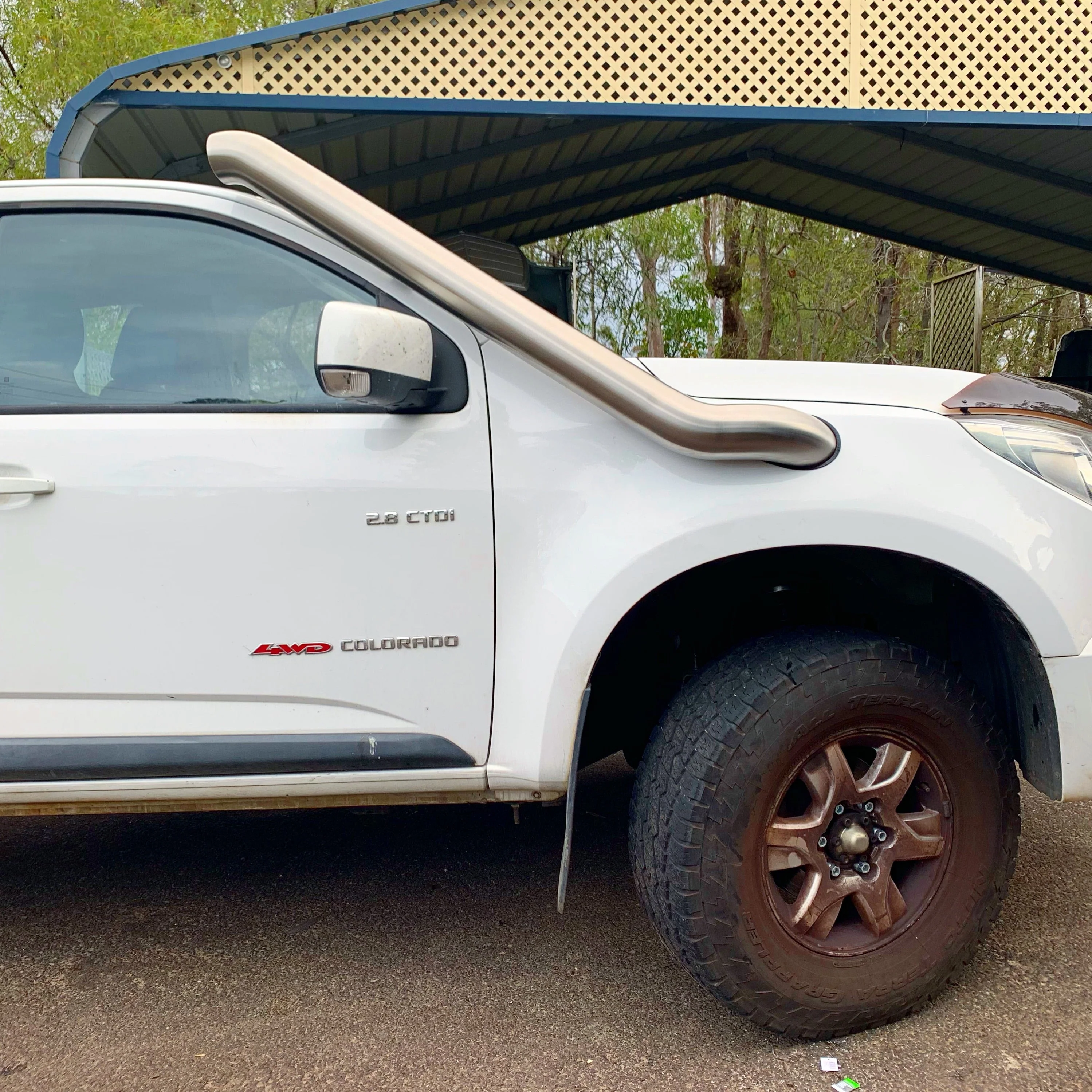Holden Colorado (2012-2021) 4" Stainless Steel Snorkel Kit - Meredith Metalworks - Image 3