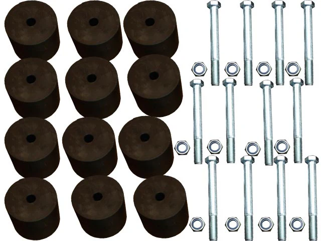 Holden Rodeo (03/2003-12/2008) Superior Engineering Body Lift Kit 2 Inch (50mm) Lift Suitable For Holden Rodeo RA/Colorado RC/Isuzu D-max Dual Cab (Petrol Auto Style Side) with Tray Lift (Kit) - BLKRODRADCPASS