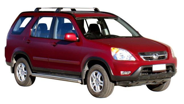 Honda CR-V (2002-2007) 5 Door SUV Mar 2002 - Jan 2007 (Flush Rails) Aero FlushBar Yakima Roof Rack