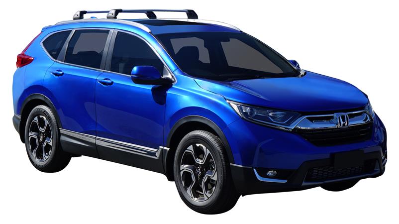 Honda CR-V (2017-2023) 5 Door SUV Jul 2017 - 2023 (Flush Rails) Aero FlushBar Yakima Roof Rack
