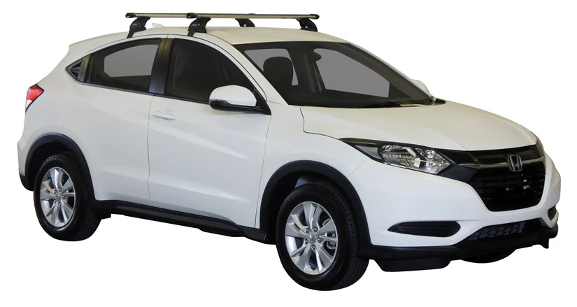 Honda HR-V (2015-2022) 5 Door SUV 2015 - May 2022 (Naked Roof) Yakima HD Through Bar Yakima Roof Rack