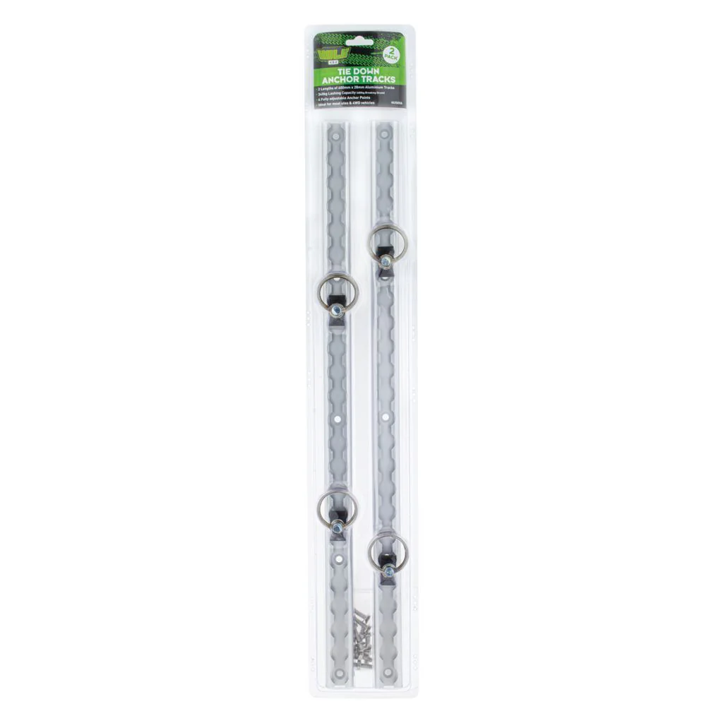 HULK 4X4 Tiedown Anchor Tracks (2pk) - 600mm