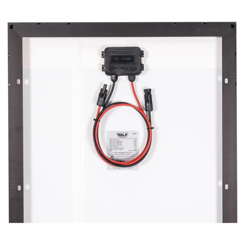 Hulk Pro 120W Fixed Solar Panel Black