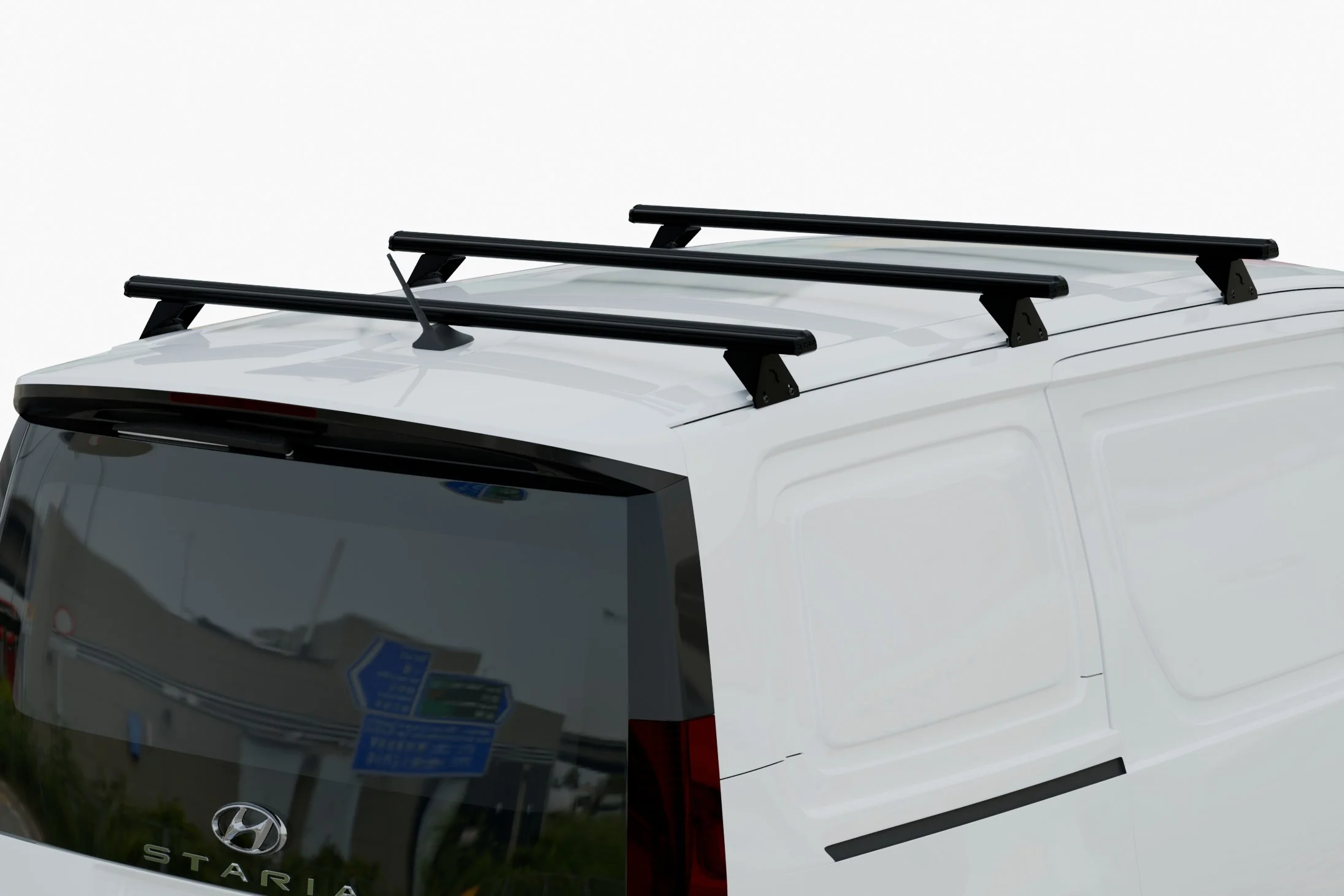 Hyundai Staria Van (06/21 – Current) Trademax Crossbars x 3 Wedgetail - Image 4