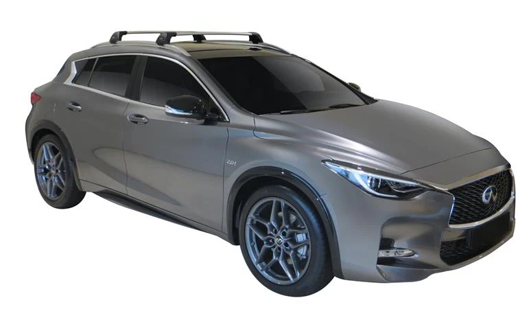 Infiniti QX30 (2016-2022) 5 Door SUV 2016 - 2022 (Flush Rails) Aero FlushBar Yakima Roof Rack