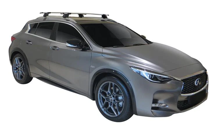 Infiniti QX30 (2016-2023) 5 Door SUV 2016 - 2023 (Flush Rails) Aero ThruBar Yakima Roof Rack