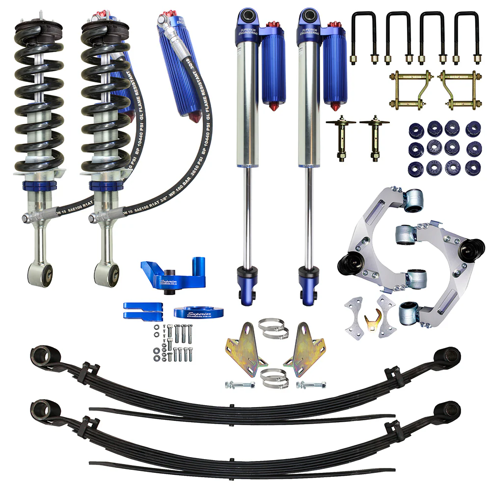 Isuzu D-max (07/2020-current) Superior Engineering Superior Remote Reservoir 2.0 3 Inch (75mm) Lift Kit Suitable For Isuzu Dmax/Mazda BT-50 07/2020 On - SUP-RR-DXBT20-3